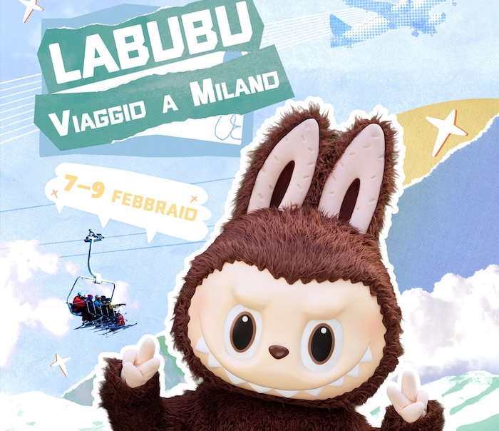 Labubu Milano Cortina Pop Mart pop up event official poster
