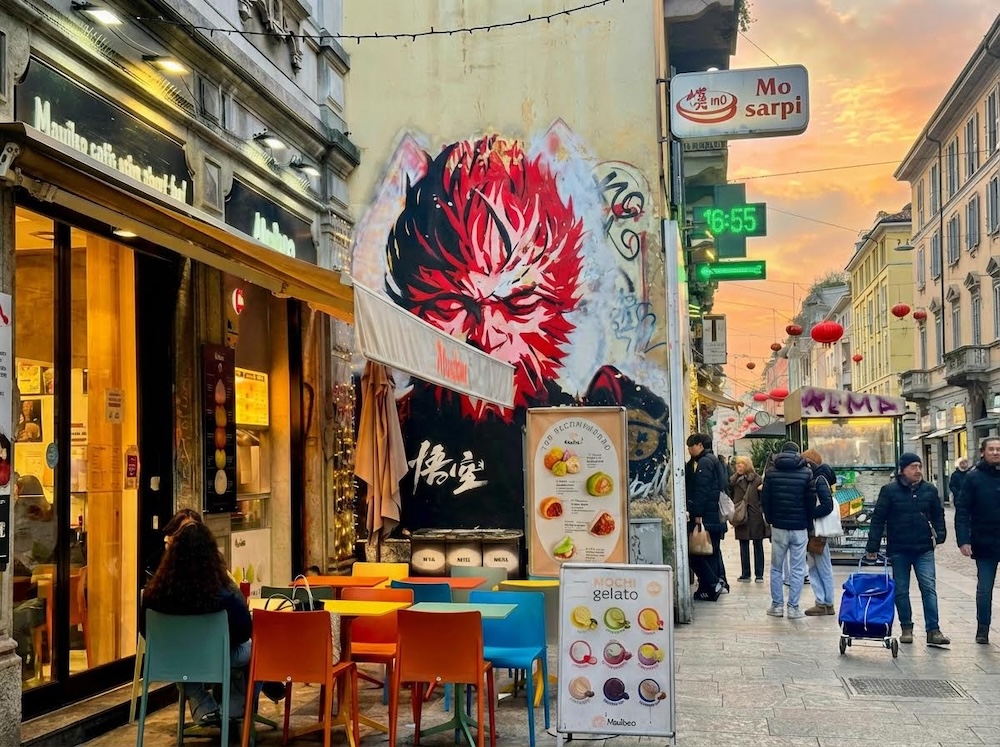 米兰中国街, Milan Chinatown, via Paolo Sarpi