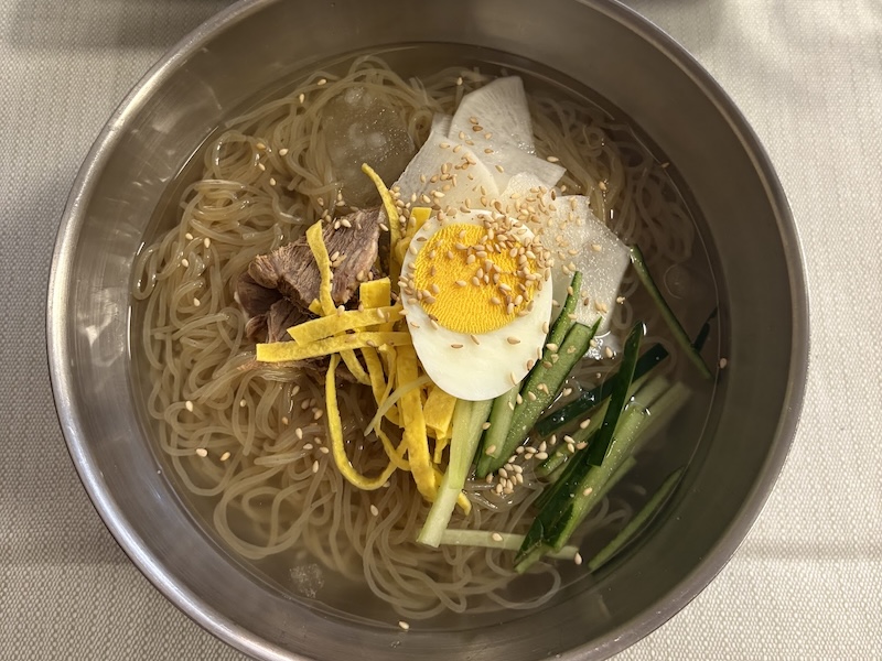 summer food asian Noodle House Korean Restaurant Milano cold noodles
