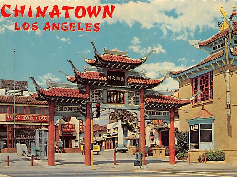 Chinatown Gate Los Angeles 1938